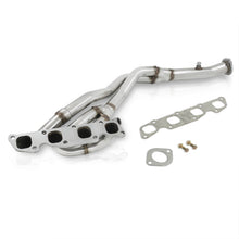 Load image into Gallery viewer, For 1991-1998 Nissan 240SX S13 S14 2.4L KA24DE DOHC 1-Piece Stainless Steel 4-2-1 Long Tube Header Exhaust Manifold
