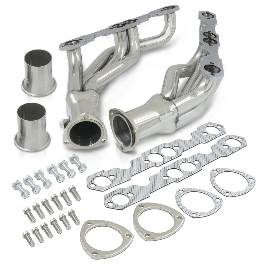 Chevrolet GMC C/K Series C1500 C2500 C3500 K1500 K2500 K3500 305 5.0L 350 5.7L 1988-1997 Stainless Steel Shorty Exhaust Header