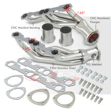 Load image into Gallery viewer, Chevrolet GMC C/K Series C1500 C2500 C3500 K1500 K2500 K3500 305 5.0L 350 5.7L 1988-1997 Stainless Steel Shorty Exhaust Header

