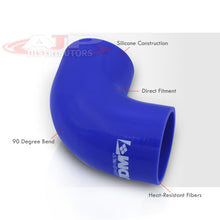 Load image into Gallery viewer, 2.75&quot; 90 Degree Silicone Coupler Blue
