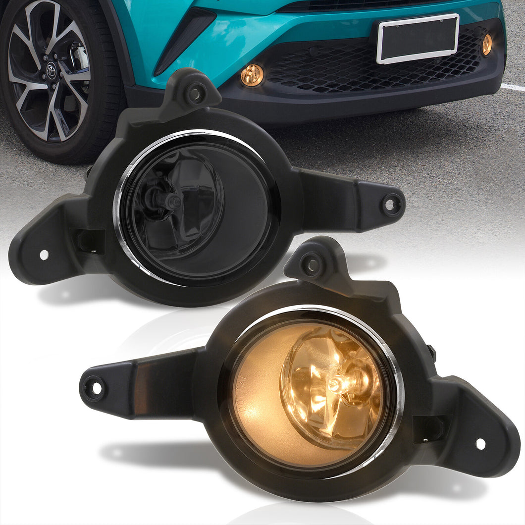 Toyota C-HR 2017-2019 Front Fog Lights Smoked Len (Includes Switch & Wiring Harness)