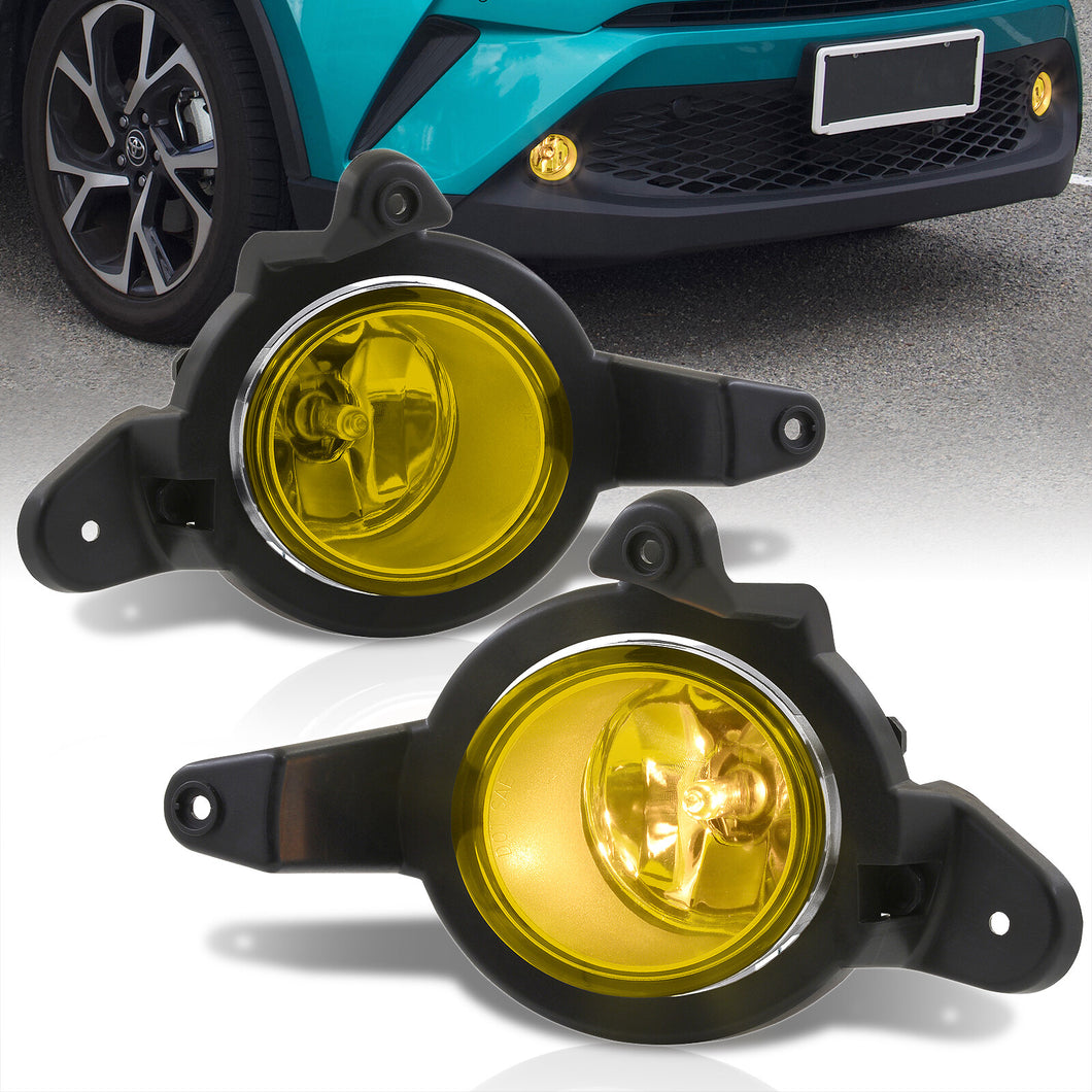Toyota C-HR 2017-2019 Front Fog Lights Yellow Len (Includes Switch & Wiring Harness)