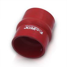 Load image into Gallery viewer, 3.25&quot; Straight Bellow Silicone Coupler Red
