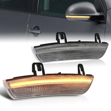 Load image into Gallery viewer, Volkswagen Golf MK5 2003-2012 / Jetta 2006-2011 / Passat 2003-2011 / Rabbit 2006-2009 Front Amber Sequential LED Side Mirror Signal Marker Lights Clear Len

