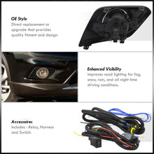 Load image into Gallery viewer, Nissan Rogue 2014-2016 Front Fog Lights Clear Len (Includes Switch &amp; Wiring Harness)
