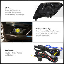 Load image into Gallery viewer, Nissan Rogue 2014-2016 Front Fog Lights Yellow Len (Includes Switch &amp; Wiring Harness)
