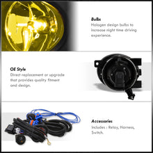 Load image into Gallery viewer, Volkswagen Jetta (Not Compatible for GLI &amp; Wagon Models) 2011-2014 Front Fog Lights Yellow Len (Includes Switch &amp; Wiring Harness)
