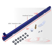 Load image into Gallery viewer, Nissan RB30 RB30DETT Fuel Injector Rail Blue
