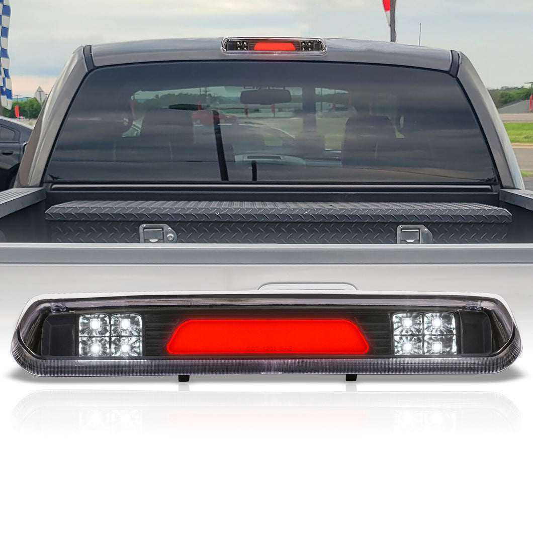 Ford F150 2004-2008 / Explorer Sport Trac 2007-2010 / Lincoln Mark LT 2006-2008 LED Bar 3rd Brake Light Black Housing Clear Len (Version 2)