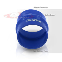 Load image into Gallery viewer, 3.75&quot; Straight Bellow Silicone Coupler Blue
