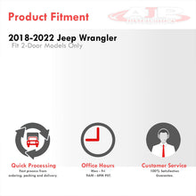 Load image into Gallery viewer, Jeep Wrangler JL 2-Door 2019-2022 All Weather Guard 3D Floor Mat Liner
