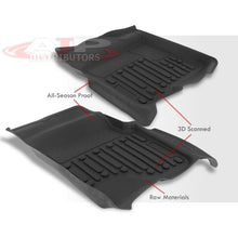 Load image into Gallery viewer, Ford F150 SuperCrew 2010-2014 All Weather Guard 3D Floor Mat Liner (Without Manual Transfer Case Shifter)
