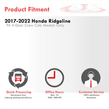 Load image into Gallery viewer, Honda Ridgeline 2017-2022 All Weather Guard 3D Floor Mat Liner
