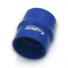 Load image into Gallery viewer, 2.25&quot; Straight Bellow Silicone Coupler Blue
