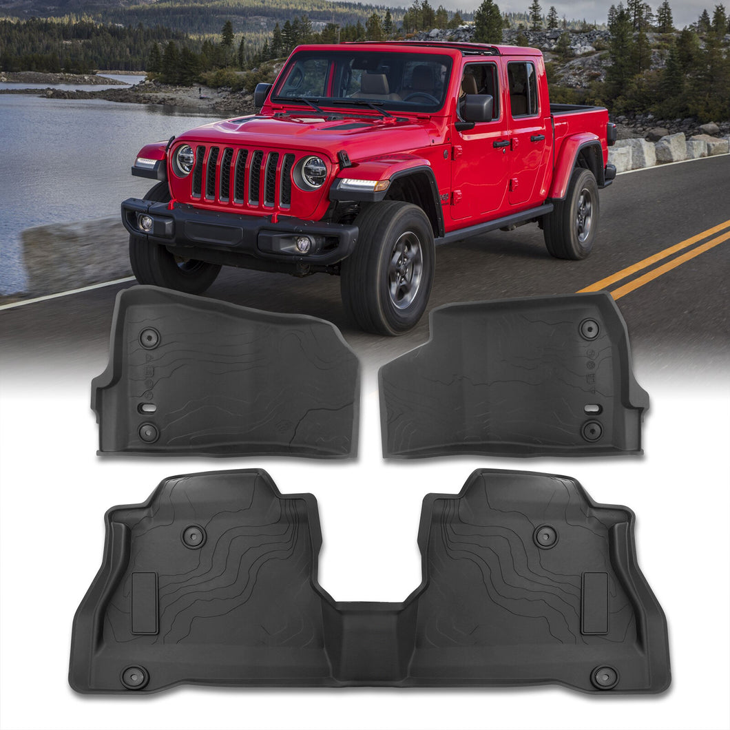 Jeep Gladiator 2020-2021 All Weather Guard 3D Floor Mat Liner