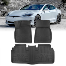 Load image into Gallery viewer, Tesla Model S 2012-2022 All Weather Guard 3D Floor Mat Liner
