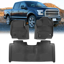 Load image into Gallery viewer, Ford F150 Extended Cab 2015-2022 All Weather Guard 3D Floor Mat Liner (Models With Bucket Seating &amp; Carpet Flooring)
