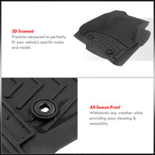 Load image into Gallery viewer, Ford F150 Extended Cab 2015-2022 All Weather Guard 3D Floor Mat Liner (Models With Bucket Seating &amp; Carpet Flooring)
