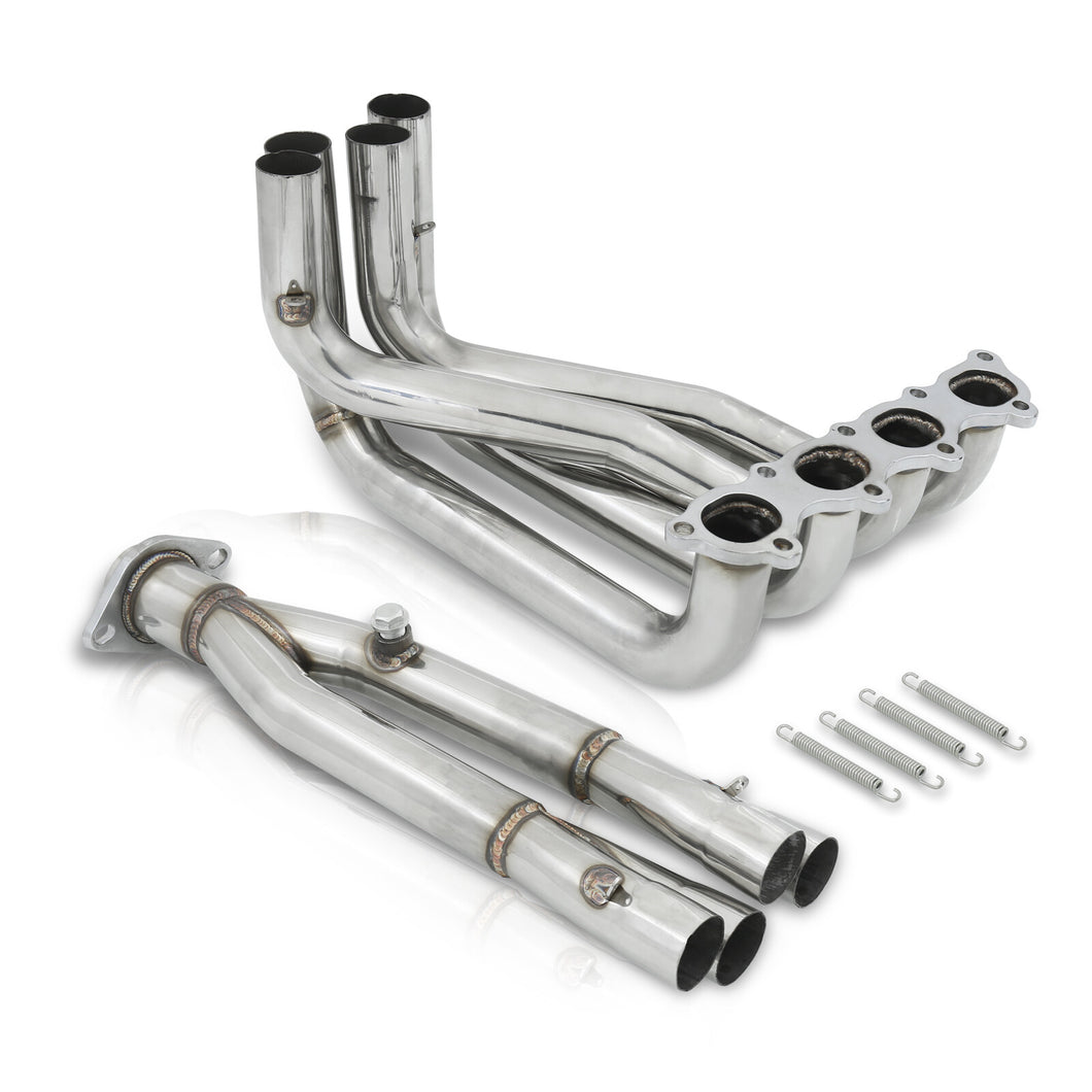 Acura Integra 1990-2001 / Honda Civic Si 1999-2000 / Del Sol Si 1993-1997 B-Series B16 B17 B18 B20 TRI-Y Stainless Steel Exhaust Header (2-Piece)