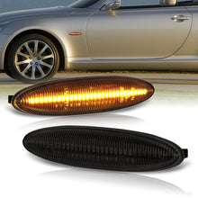 Load image into Gallery viewer, Lexus IS250 IS350 2006-2013 / SC430 2006-2010 / ES350 2006-2009 Front Amber Sequential LED Side Marker Lights Smoke Len
