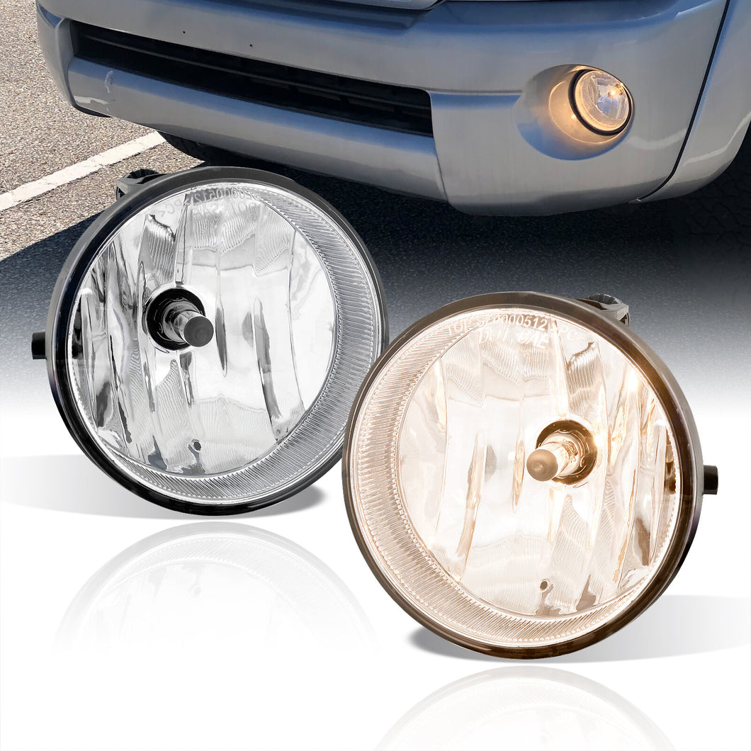Toyota Tacoma 2005-2011 / Tundra 2007-2013 Front Fog Lights Clear Len (Includes Switch & Wiring Harness)