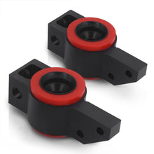 Load image into Gallery viewer, Volkswagen Jetta MK5 2006-2010 / Golf MK6 2010-2014 / Rabbit 2006-2009 Front Lower Control Arm Black with Red Polyurethane Bushings
