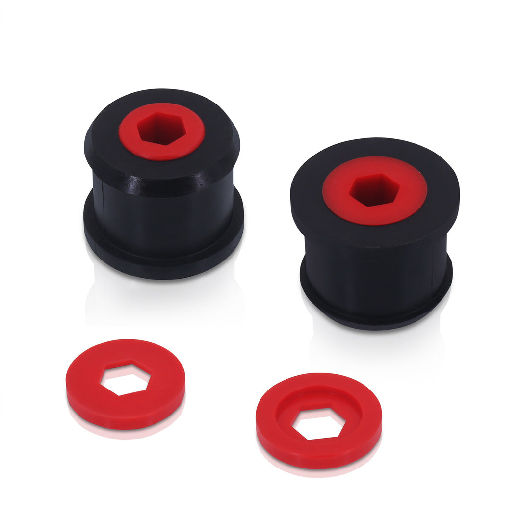 MINI Cooper 2002-2015 Front Lower (Rear Position) Polyurethane Wishbone Control Arm Bushing Black with Red Insert