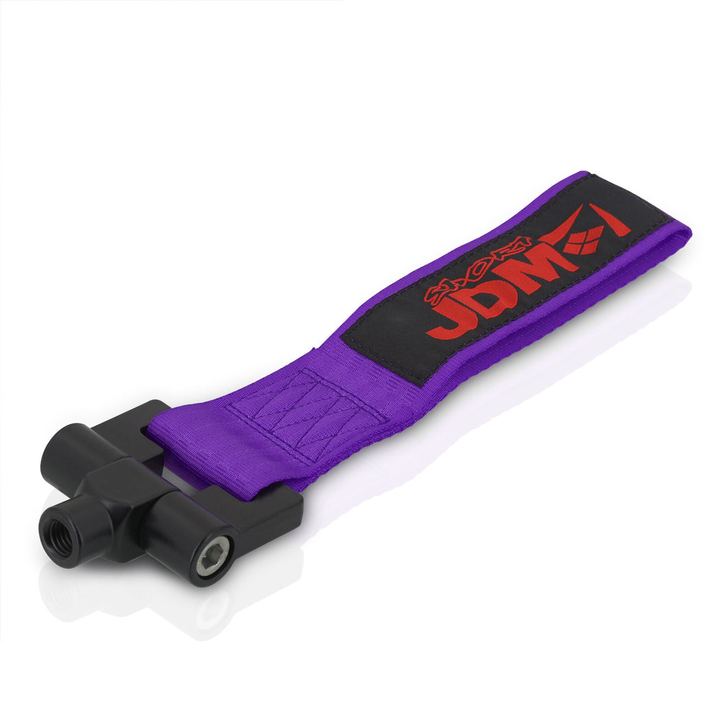 JDM Sport Universal M12 Tow Hook Strap Purple