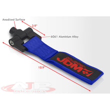 Load image into Gallery viewer, JDM Sport Universal M12 Tow Hook Strap Blue
