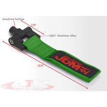 Load image into Gallery viewer, JDM Sport Universal M12 Tow Hook Strap Green
