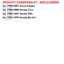 Load image into Gallery viewer, Acura Integra 1990-2001 / Honda Civic 1988-2000 / CRX 1988-1991 / Del Sol 1993-1997 Rear Control Toe Arms Kit Black (Version 4)
