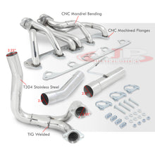 Load image into Gallery viewer, Jeep Wrangler YJ/TJ / Cherokee XJ / Grand Cherokee ZJ 4.0L 6-CYL 1991-1999 Stainless Steel Long Tube Exhaust Header + Y-Pipe
