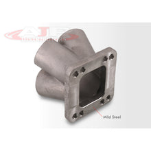 Load image into Gallery viewer, Universal 4-1 T3 T4 Turbo Flange Mild Steel Header Manifold Merge Collector
