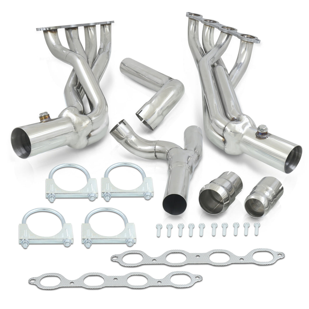 Chevrolet Silverado 1500 2014-2018 / GMC Sierra 1500 2014-2018 5.3L V8 Stainless Steel Long Tube Exhaust Header + Y-Pipe