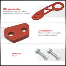 Load image into Gallery viewer, Universal 10mm Rear Tow Hook Kit Red (Pass-JDM Style)
