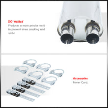 Load image into Gallery viewer, Ford F150 4.6L 5.4L V8 2004-2008 Dual Tip Stainless Steel Catback Exhaust System (Does Not Fit 8 Foot Bed Models) (Piping: 2.5&quot; / 65mm | Tip: 3.5&quot;)
