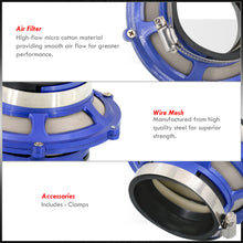 Load image into Gallery viewer, Universal 3&quot; Air Intake Bypass Filter Blue
