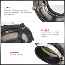 Load image into Gallery viewer, Universal 3&quot; Air Intake Bypass Filter Black
