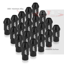 Load image into Gallery viewer, JDM Sport Universal 12 x 1.25 Lug Nuts Black (20 Pieces)
