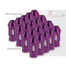 Load image into Gallery viewer, JDM Sport Universal 12 x 1.50 Lug Nuts Purple (20 Pieces)
