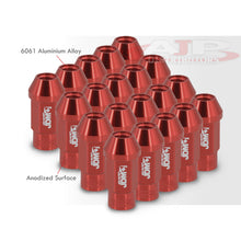 Load image into Gallery viewer, JDM Sport Universal 12 x 1.50 Lug Nuts Red (20 Pieces)
