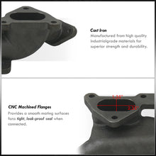 Load image into Gallery viewer, Dodge Colt 1988-1994 / Eagle Summit 1988-1994 / Mitsubishi Mirage 1989-1997 4G15 1.5L T3/T4 Cast Iron Turbo Manifold Silver
