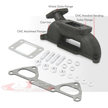 Load image into Gallery viewer, Dodge Colt 1988-1994 / Eagle Summit 1988-1994 / Mitsubishi Mirage 1989-1997 4G15 1.5L T3/T4 Cast Iron Turbo Manifold Silver
