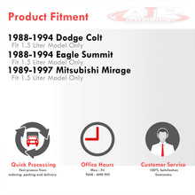 Load image into Gallery viewer, Dodge Colt 1988-1994 / Eagle Summit 1988-1994 / Mitsubishi Mirage 1989-1997 4G15 1.5L T3/T4 Cast Iron Turbo Manifold Silver
