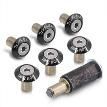 Load image into Gallery viewer, JDM Sport Fender Washer M6 Rivet Type Fastners Black (6 Piece Per Pack)
