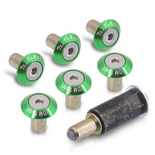 Load image into Gallery viewer, JDM Sport Fender Washer M6 Rivet Type Fasteners Green (6 Piece Per Pack)
