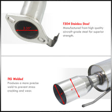 Load image into Gallery viewer, Nissan 300ZX 1990-1996 Dual Tip Stainless Steel Catback Exhaust System (2+0 Seat Models Only) (Piping: 2.5&quot; / 65mm | Tip: 4.0&quot;)
