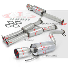 Load image into Gallery viewer, Nissan 300ZX 1990-1996 Dual Tip Stainless Steel Catback Exhaust System (2+0 Seat Models Only) (Piping: 2.5&quot; / 65mm | Tip: 4.0&quot;)

