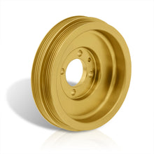 Load image into Gallery viewer, Mitsubishi 2.0L 4G63 / 2.4L 4G64 Underdrive Crank Pulley Gold
