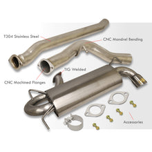 Load image into Gallery viewer, Subaru Impreza WRX Hatchback 2008-2014 Stainless Steel Catback Exhaust System Gunmetal (Piping: 3.0&quot; / 76mm | Tip: 4.0&quot;)
